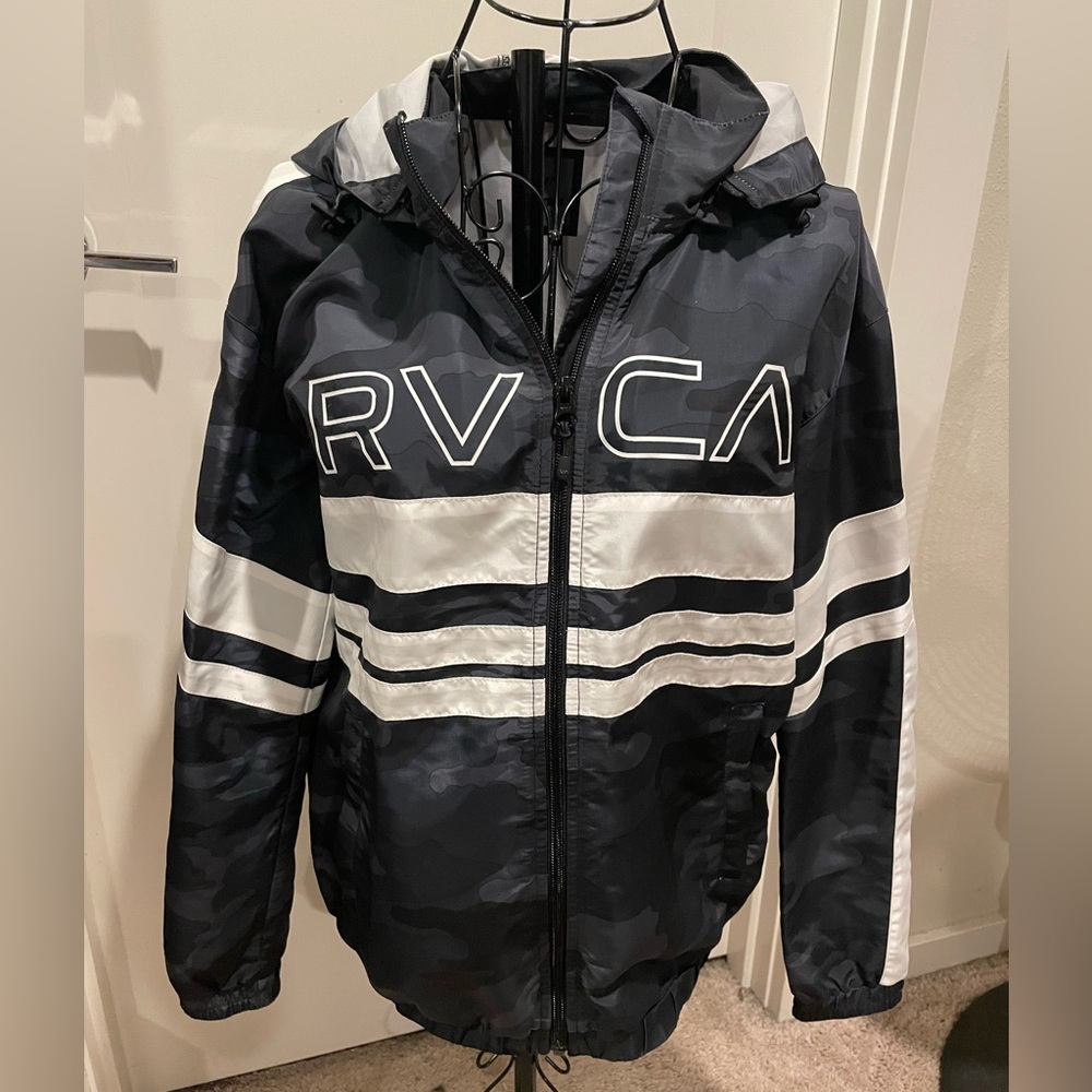 RVCA VA Rain Jacket Camo